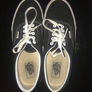 Black authentic vans